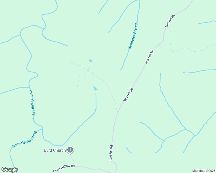 map of restaurants, bars, coffee shops, grocery stores, and more near John Hill Rd in Sunbright