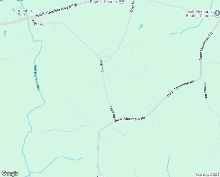 map of restaurants, bars, coffee shops, grocery stores, and more near 8791 Kiger Road in Germanton