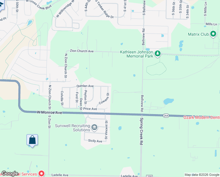 map of restaurants, bars, coffee shops, grocery stores, and more near 1901 Cowans Street in Lowell