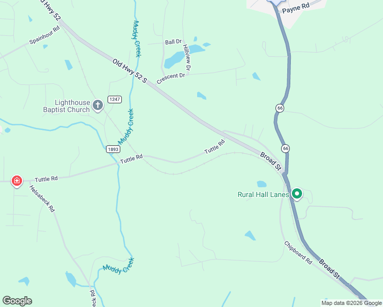 map of restaurants, bars, coffee shops, grocery stores, and more near 293 Tuttle Road in Rural Hall