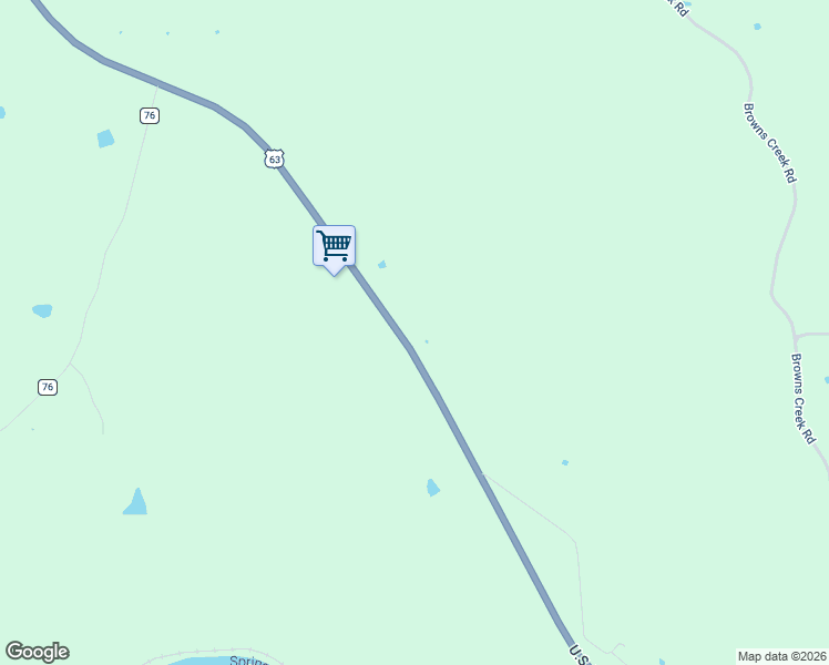 map of restaurants, bars, coffee shops, grocery stores, and more near 298 U.S. 63 in Ravenden