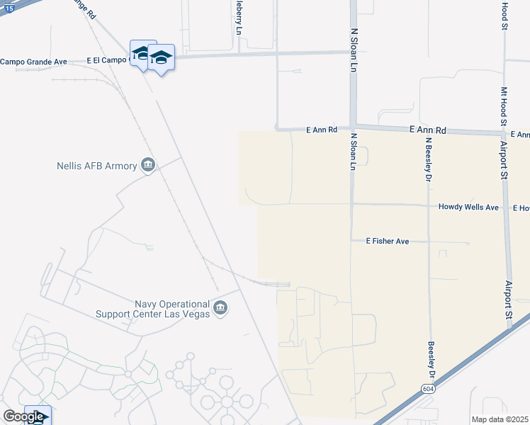 map of restaurants, bars, coffee shops, grocery stores, and more near 5265 North Sloan Lane in Las Vegas