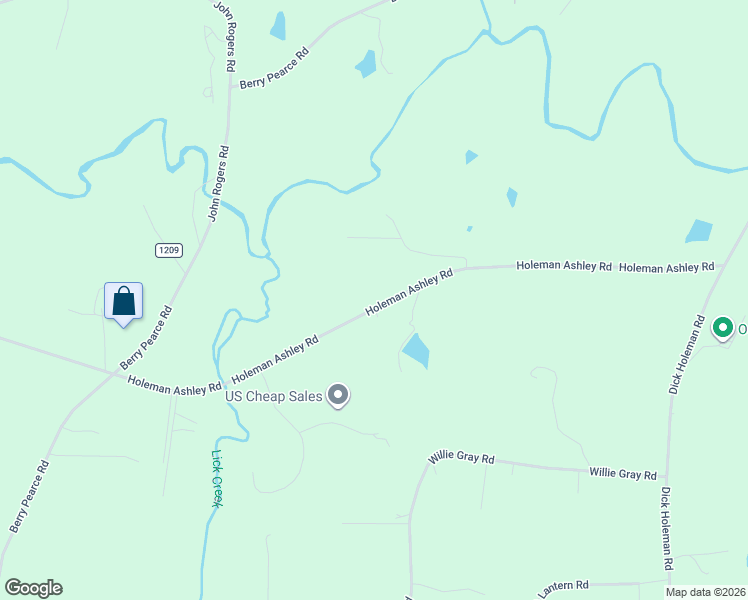 map of restaurants, bars, coffee shops, grocery stores, and more near 844 Holeman Ashley Road in Timberlake