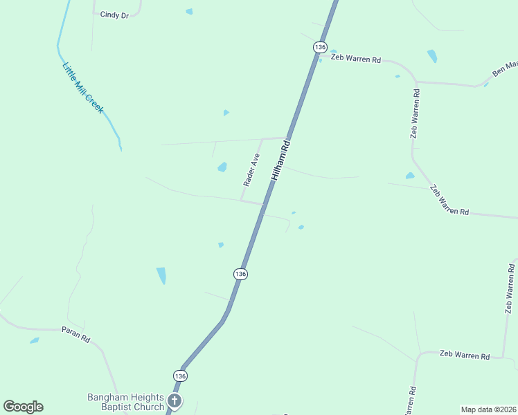 map of restaurants, bars, coffee shops, grocery stores, and more near 6514 Hilham Road in Cookeville