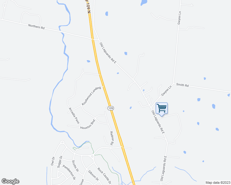map of restaurants, bars, coffee shops, grocery stores, and more near 5385 Highway 109 in Lebanon