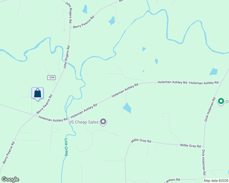 map of restaurants, bars, coffee shops, grocery stores, and more near 844 Holeman Ashley Road in Timberlake