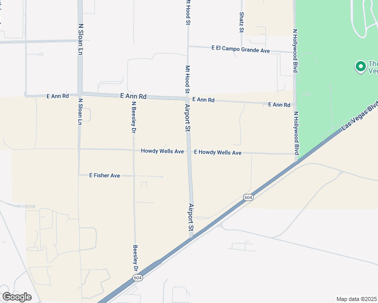 map of restaurants, bars, coffee shops, grocery stores, and more near 6710 East Howdy Wells Avenue in Las Vegas