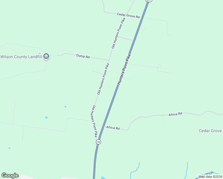 map of restaurants, bars, coffee shops, grocery stores, and more near 3350 Hunters Point Pike in Lebanon