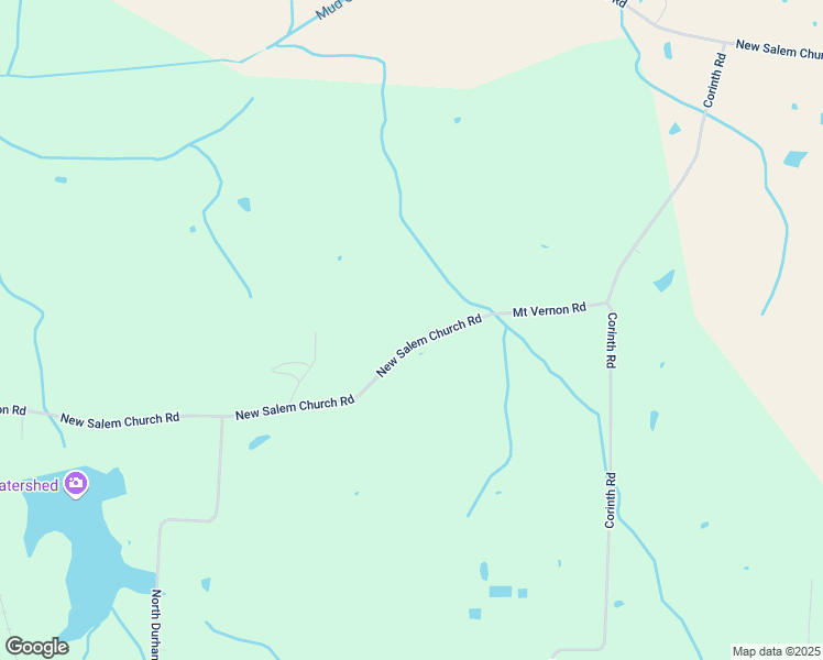 map of restaurants, bars, coffee shops, grocery stores, and more near New Salem Church Road in Sharon