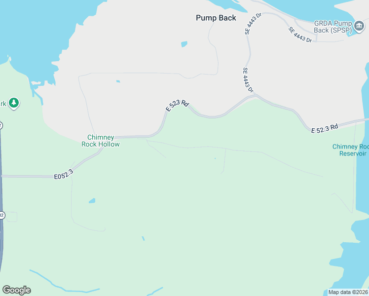 map of restaurants, bars, coffee shops, grocery stores, and more near D4435 in Mayes County