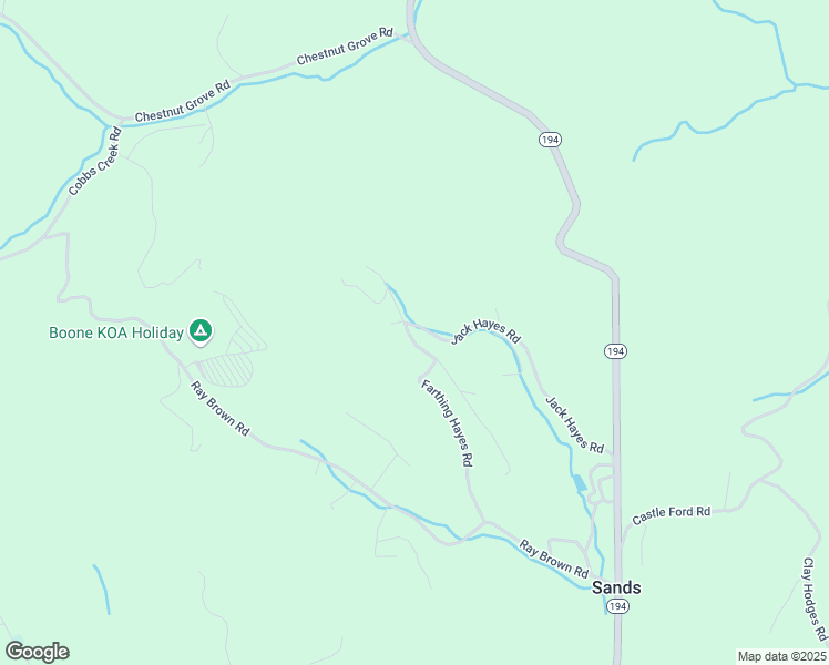 map of restaurants, bars, coffee shops, grocery stores, and more near 634 Farthing Hayes Road in Boone