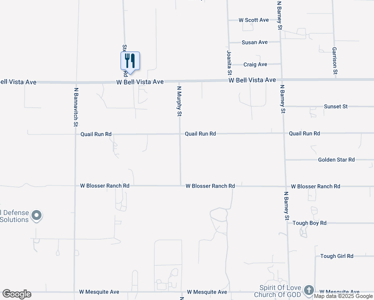 map of restaurants, bars, coffee shops, grocery stores, and more near 2671 North Murphy Street in Pahrump