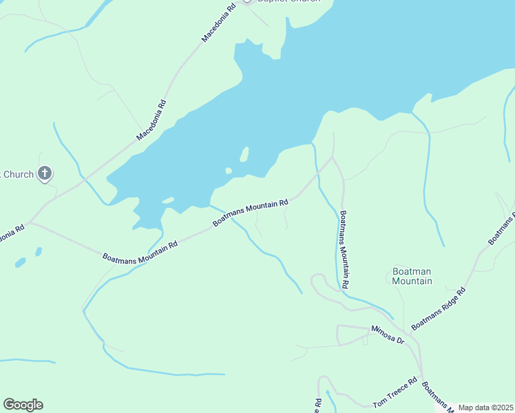 map of restaurants, bars, coffee shops, grocery stores, and more near 3320 Boatmans Mountain Road in Morristown