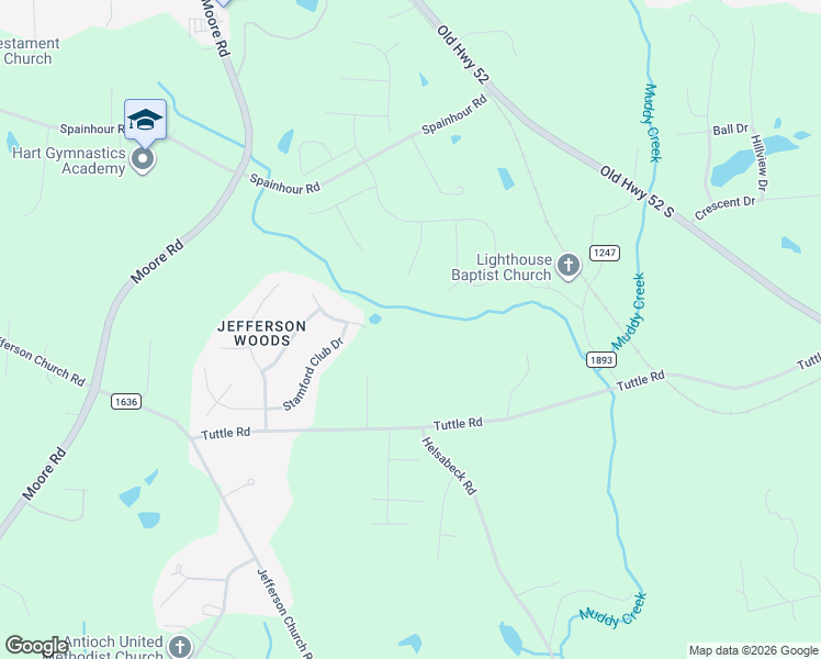 map of restaurants, bars, coffee shops, grocery stores, and more near 120 Gentry Farms Place in King