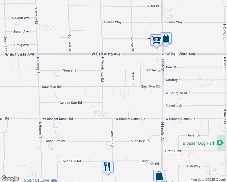 map of restaurants, bars, coffee shops, grocery stores, and more near 2740 Dawes Court in Pahrump