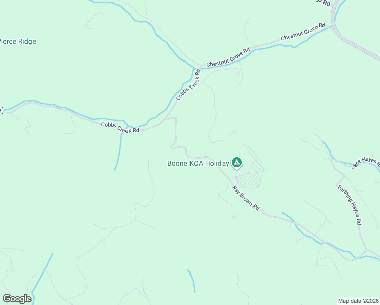 map of restaurants, bars, coffee shops, grocery stores, and more near 1380 Ray Brown Road in Boone