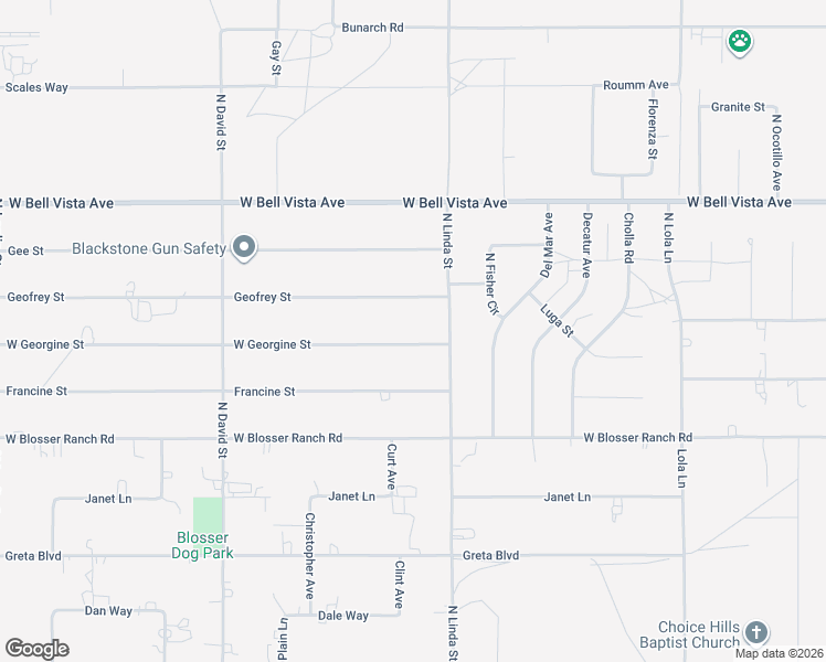 map of restaurants, bars, coffee shops, grocery stores, and more near 1080 West Georgine Street in Pahrump