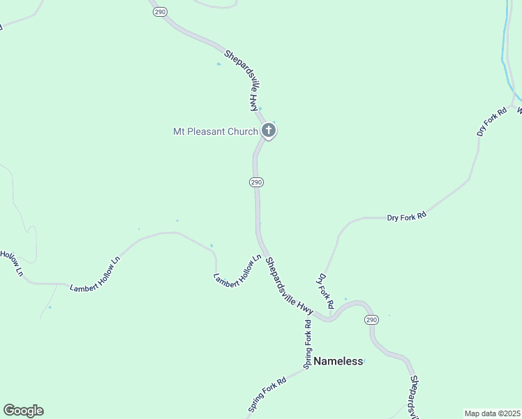 map of restaurants, bars, coffee shops, grocery stores, and more near 1301 Shepardsville Highway in Granville
