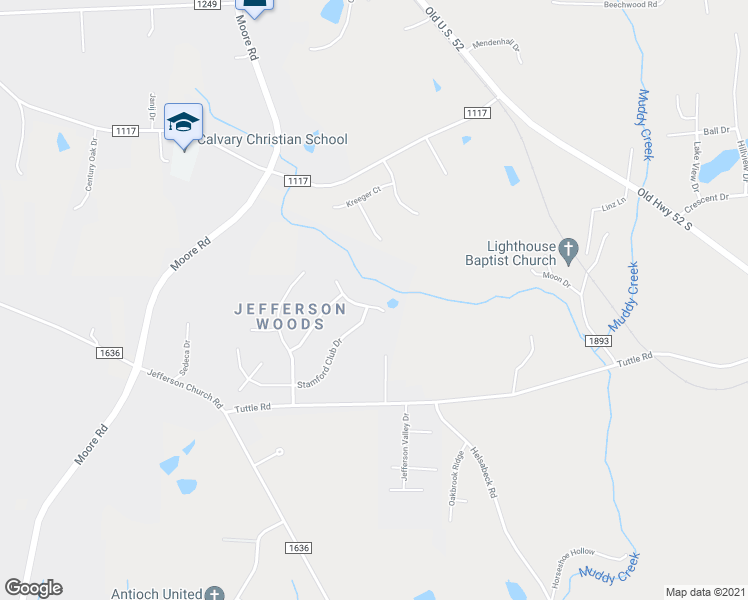 map of restaurants, bars, coffee shops, grocery stores, and more near 9067 Chancerwood Drive in Rural Hall