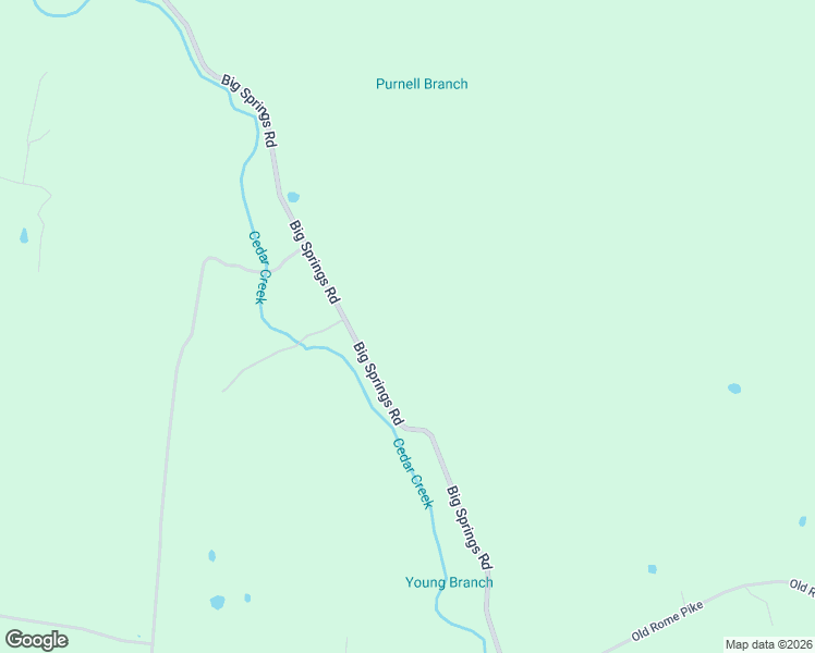 map of restaurants, bars, coffee shops, grocery stores, and more near 1397 Big Springs Road in Lebanon