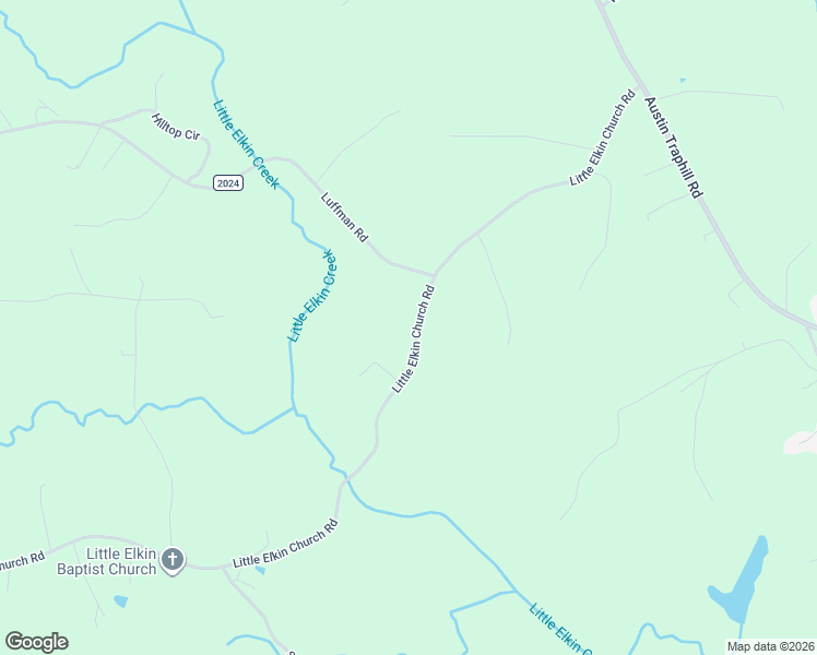 map of restaurants, bars, coffee shops, grocery stores, and more near 1861 Little Elkin Church Road in Ronda
