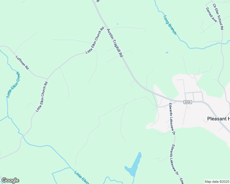 map of restaurants, bars, coffee shops, grocery stores, and more near Traphill Road in Wilkes County