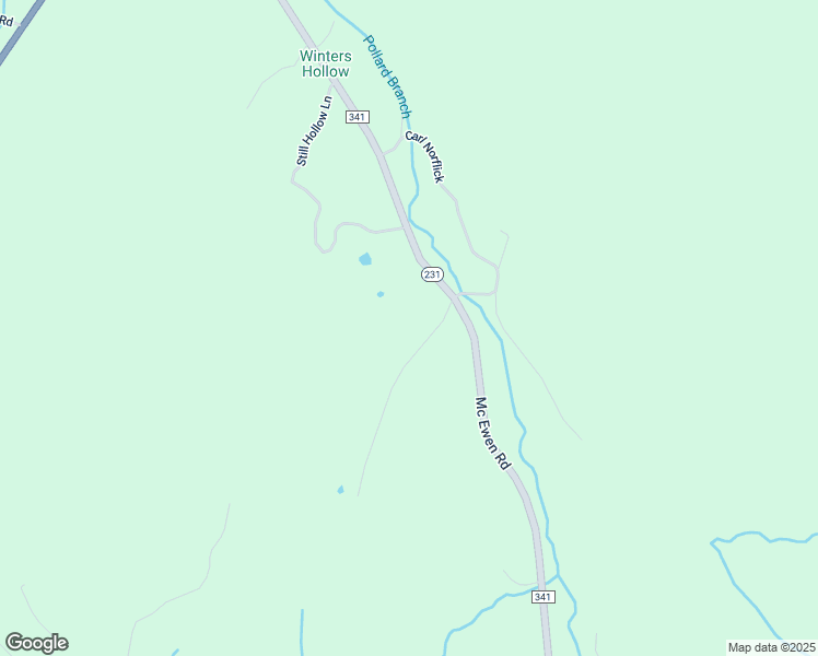 map of restaurants, bars, coffee shops, grocery stores, and more near 116 Winters Hollow Road in Erin