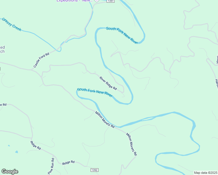 map of restaurants, bars, coffee shops, grocery stores, and more near 822 River Ridge Road in Boone