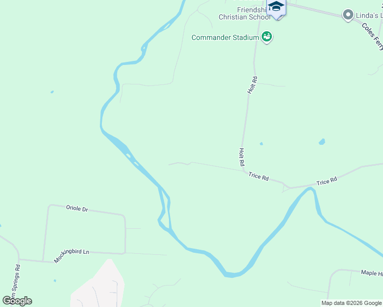 map of restaurants, bars, coffee shops, grocery stores, and more near 1271 Trice Road in Lebanon