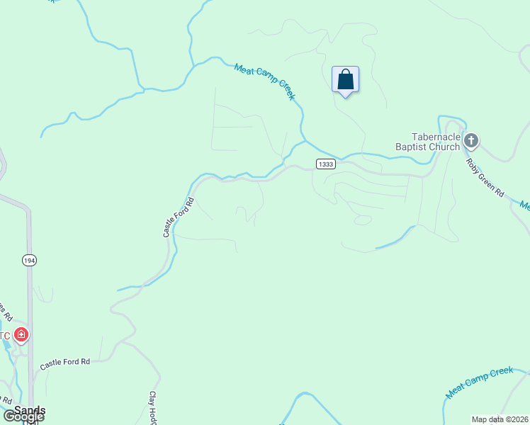 map of restaurants, bars, coffee shops, grocery stores, and more near 1436 Castle Ford Road in Boone