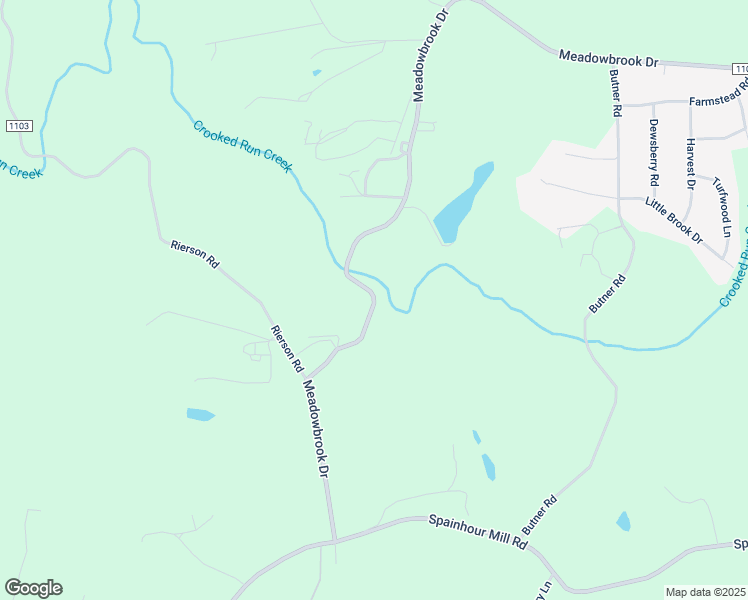 map of restaurants, bars, coffee shops, grocery stores, and more near Meadowbrook Drive in Tobaccoville