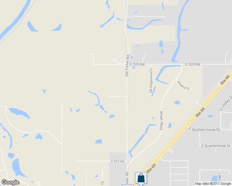 map of restaurants, bars, coffee shops, grocery stores, and more near 24202 South 4120 Road in Claremore