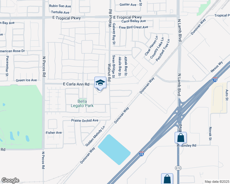 map of restaurants, bars, coffee shops, grocery stores, and more near 3917 Yellow Mandarin Avenue in North Las Vegas