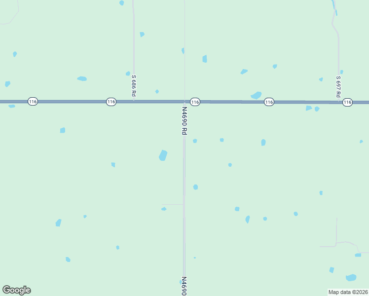 map of restaurants, bars, coffee shops, grocery stores, and more near 52217 South 690 Road in Colcord