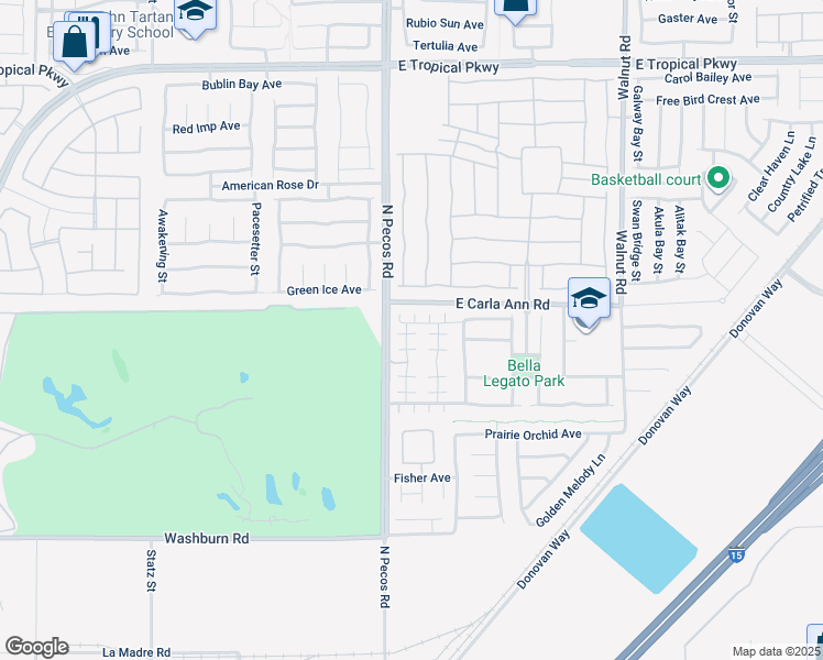 map of restaurants, bars, coffee shops, grocery stores, and more near 5524 Greenley Gardens Street in North Las Vegas
