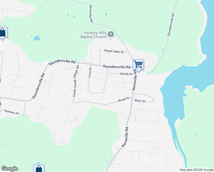 map of restaurants, bars, coffee shops, grocery stores, and more near 118 Starr Drive in Mt. Juliet