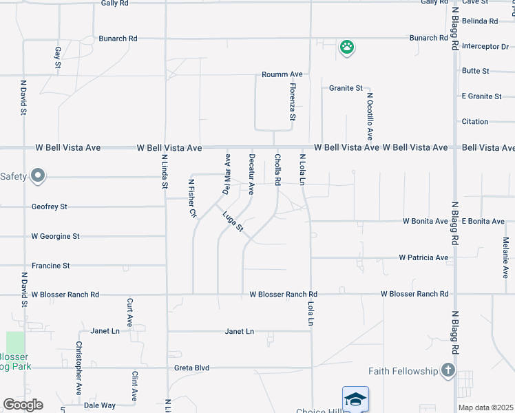 map of restaurants, bars, coffee shops, grocery stores, and more near 2841 Decatur Avenue in Pahrump