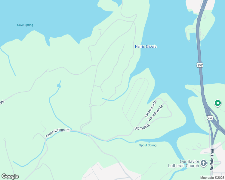 map of restaurants, bars, coffee shops, grocery stores, and more near 2057 Edgewater Sound in Morristown