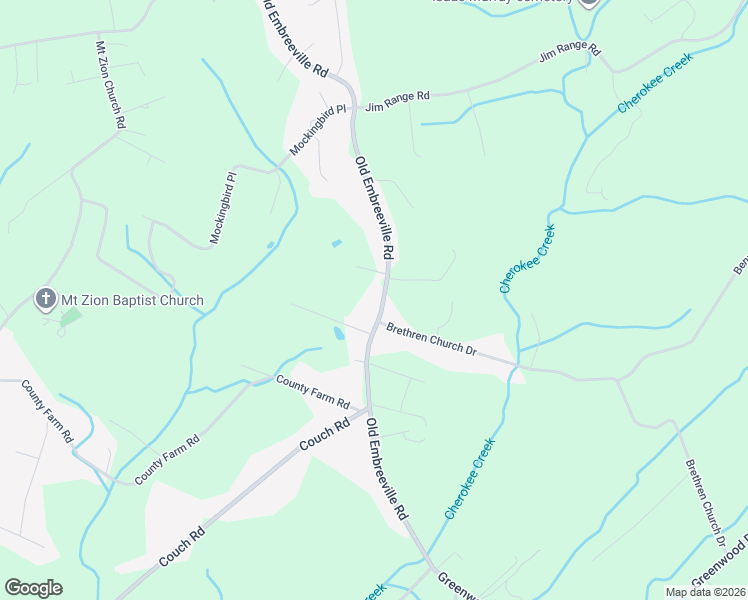 map of restaurants, bars, coffee shops, grocery stores, and more near 629 Old Embreeville Road in Jonesborough