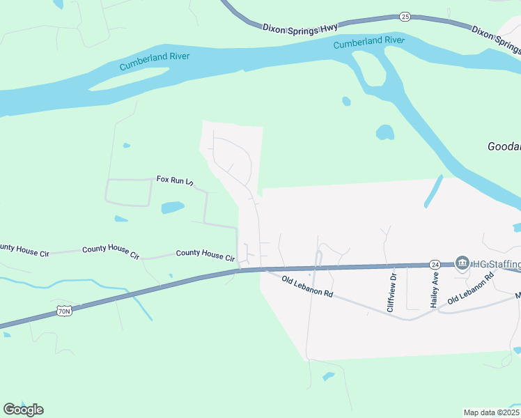 map of restaurants, bars, coffee shops, grocery stores, and more near 150 Cumberland Cove Drive in Carthage
