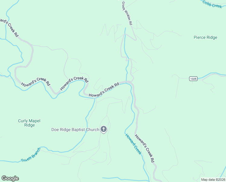 map of restaurants, bars, coffee shops, grocery stores, and more near 3355 Howard's Creek Road in Boone