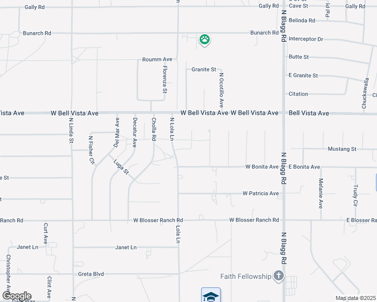 map of restaurants, bars, coffee shops, grocery stores, and more near 2791 Amboy Place in Pahrump
