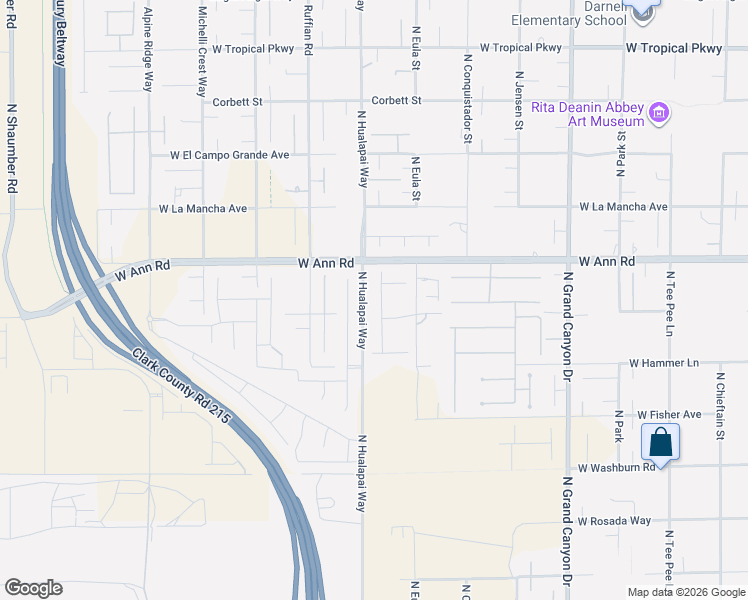 map of restaurants, bars, coffee shops, grocery stores, and more near 5515 Grambley Street in Las Vegas