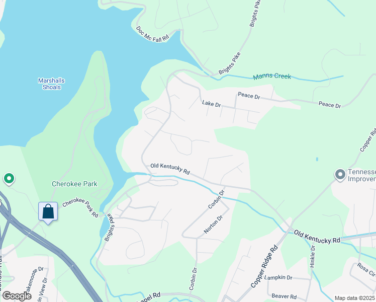 map of restaurants, bars, coffee shops, grocery stores, and more near 3350 Northwind Drive in Morristown