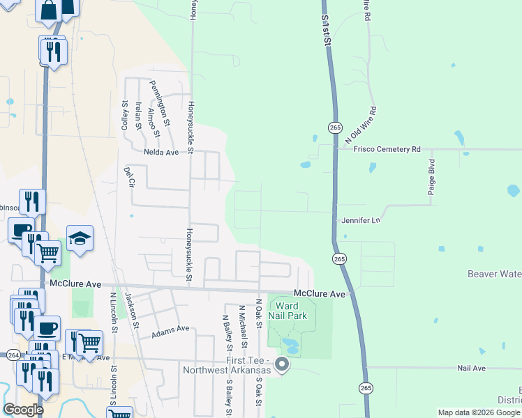 map of restaurants, bars, coffee shops, grocery stores, and more near 626 Solstice Avenue in Lowell