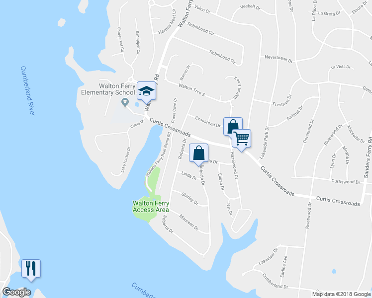 map of restaurants, bars, coffee shops, grocery stores, and more near 101 Melanie Drive in Hendersonville