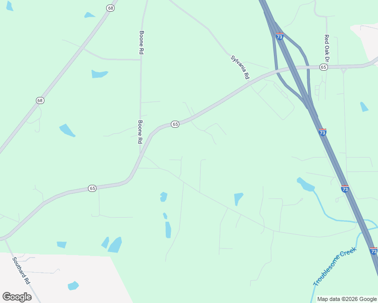 map of restaurants, bars, coffee shops, grocery stores, and more near 155 Gideons Mill Road in Stokesdale