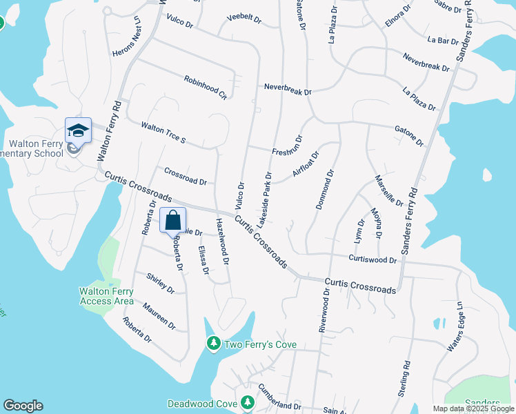map of restaurants, bars, coffee shops, grocery stores, and more near 111 Lakeside Park Drive in Hendersonville