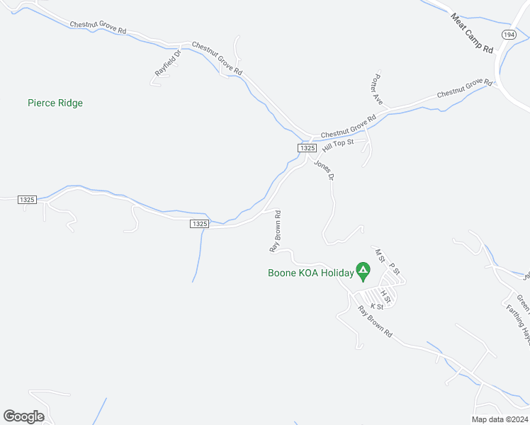 map of restaurants, bars, coffee shops, grocery stores, and more near 417 Cobbs Creek Road in Boone