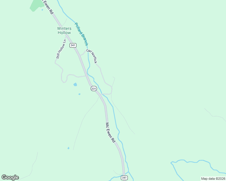 map of restaurants, bars, coffee shops, grocery stores, and more near 135 Gus Norfleet Road in Erin